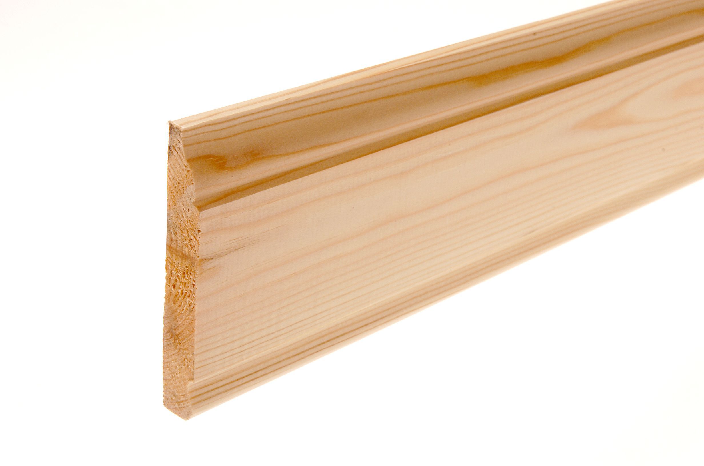 Planed Natural Pine Ogee Skirting board (L)2.1m (W)94mm (T)15mm Price Comparisons | Compare The Build