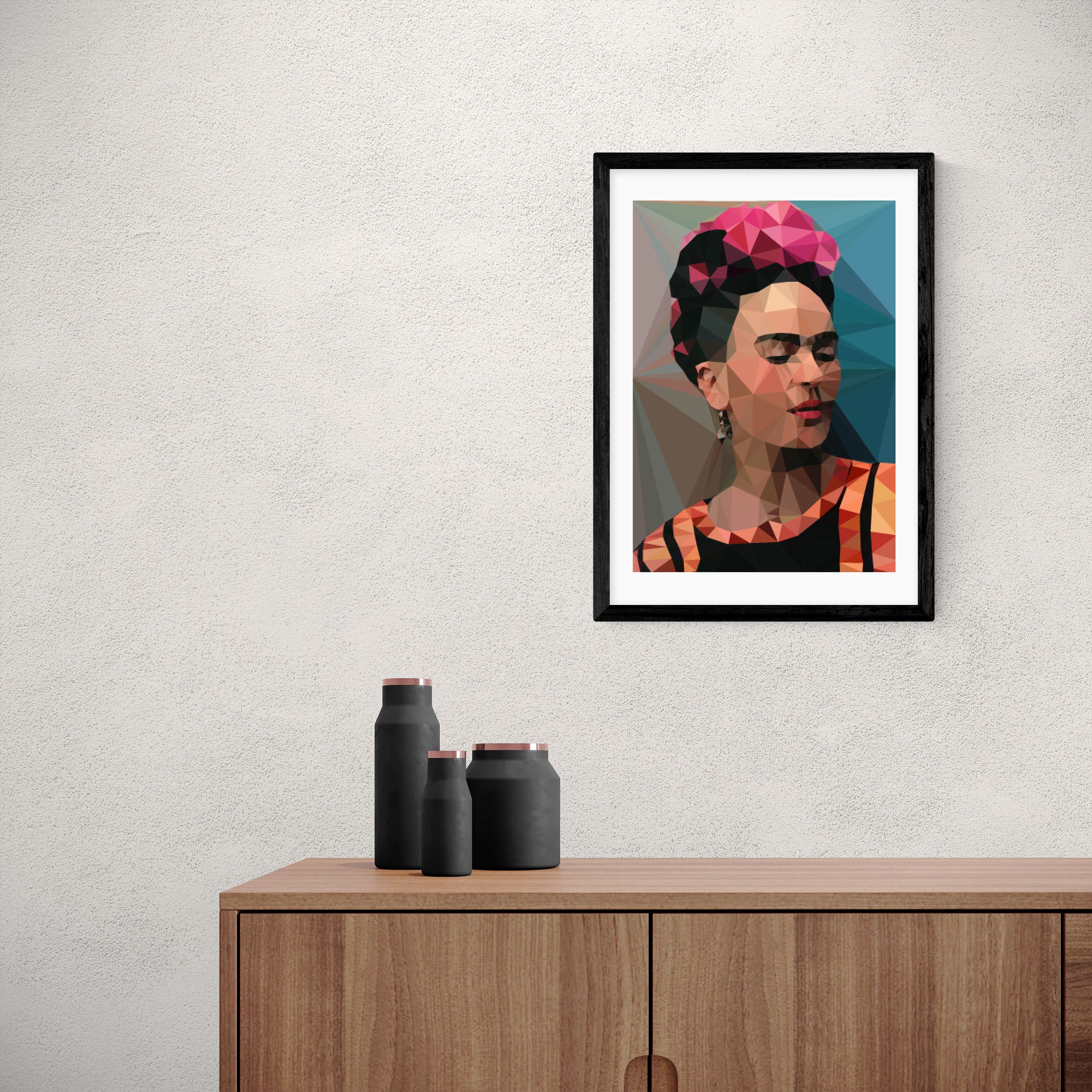 East End Prints Frida 2 Print Blue/Pink/Black Price Comparisons | Compare The Build