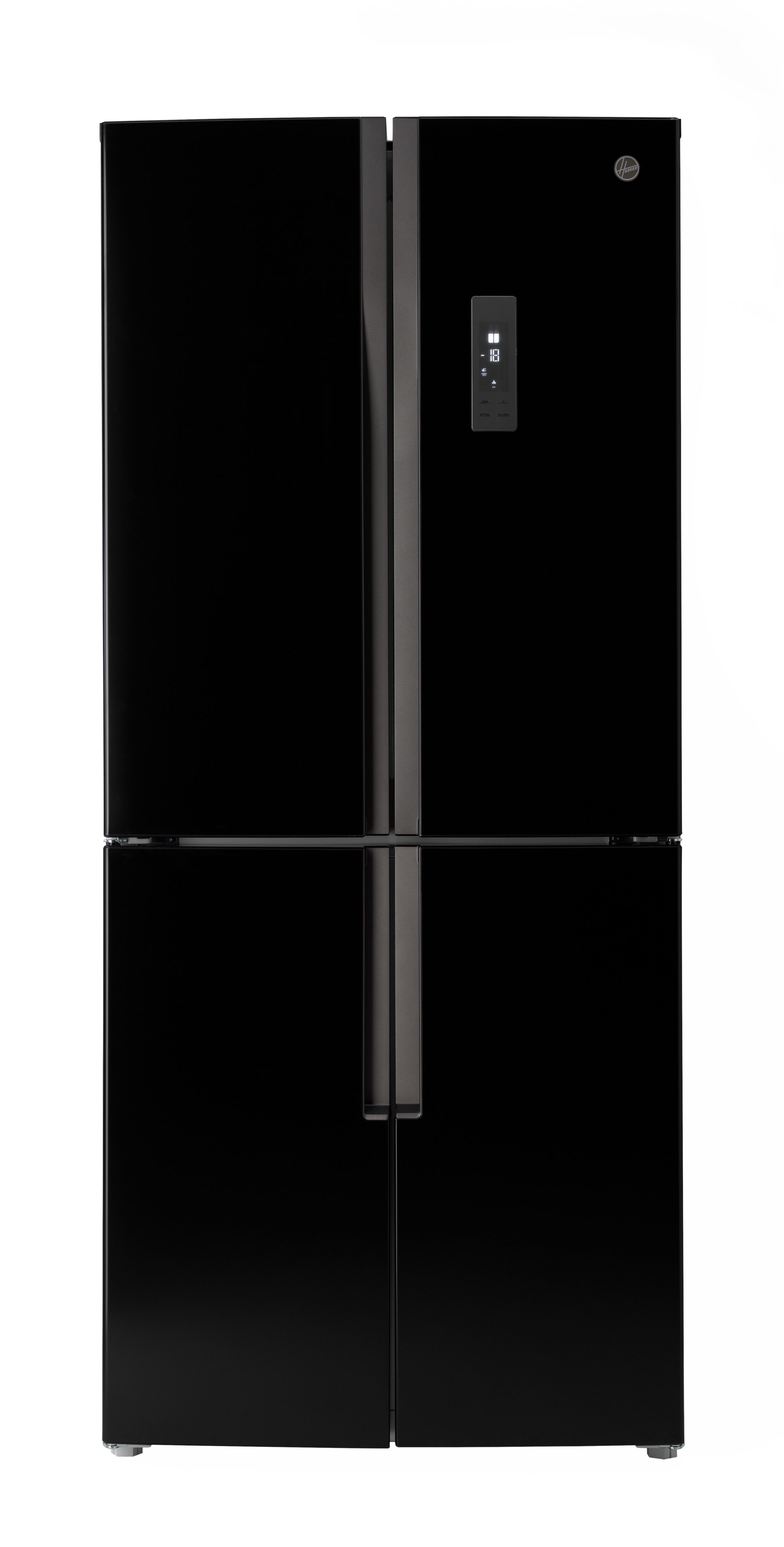 Hoover Hfdn 180Bk American Style Black Freestanding Fridge Freezer Price Comparisons | Compare The Build