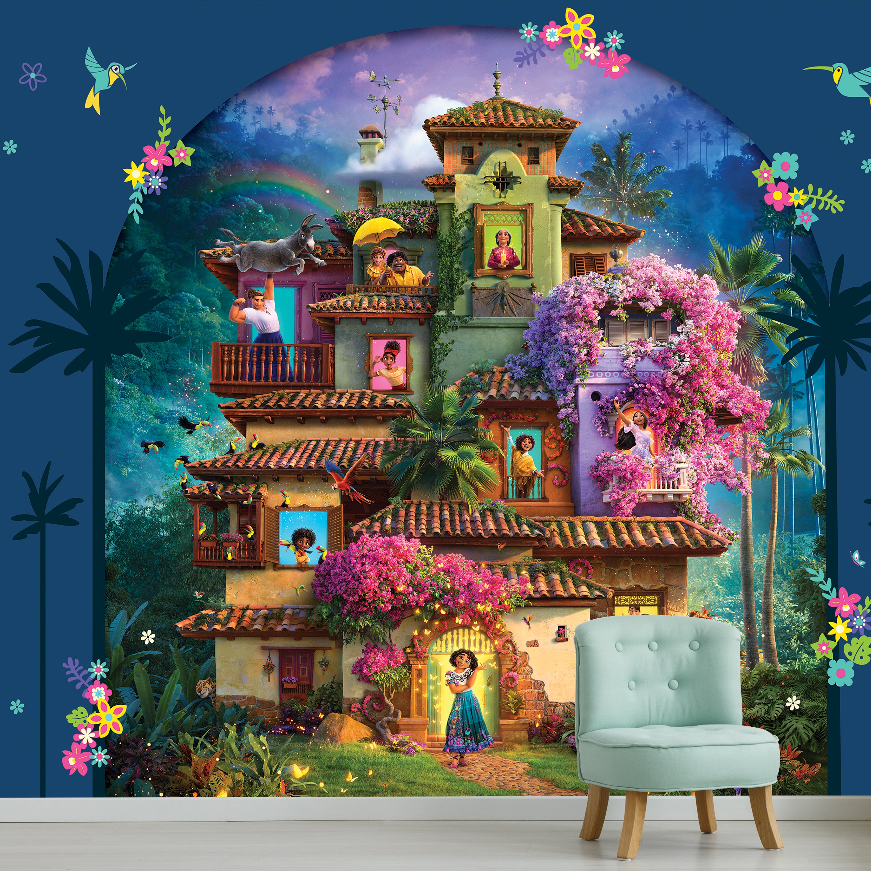 Disney Encanto Wall Mural MultiColoured Price Comparisons | Compare The Build