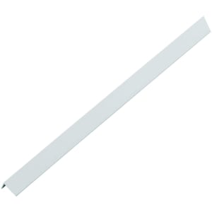 PVC Equal Angle Combitech Profile - 2.5m x 23.5 x 23.5mm Price Comparisons | Compare The Build