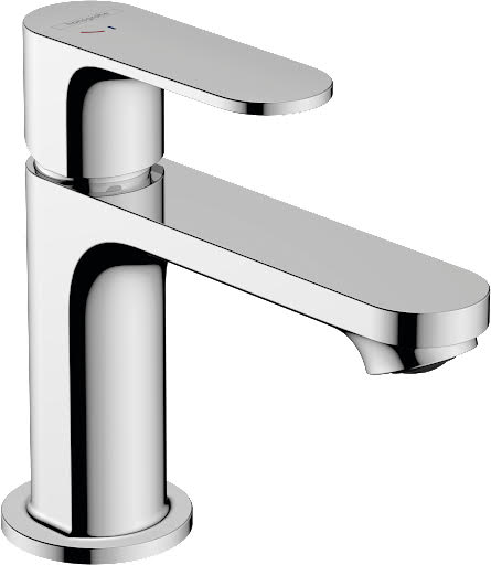 hansgrohe Rebris S 80 CoolStart Basin Mixer Tap - Chrome | Compare The Build