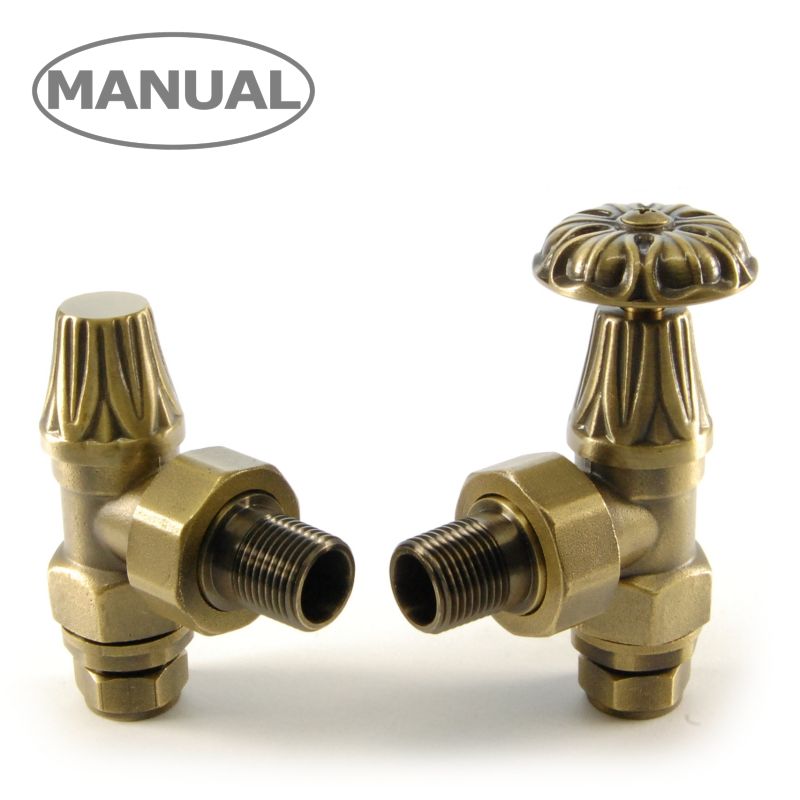 West Manual Valves, Abbey, Old English Brass Angled - 8mm Price Comparisons | Compare The Build