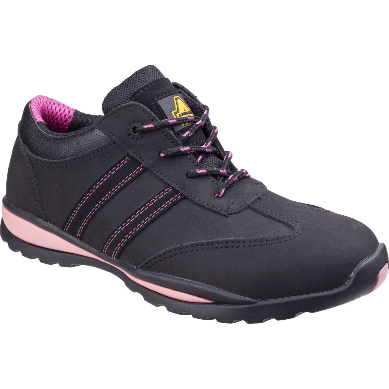 Amblers Safety FS47 Heat Resistant Lace Up Safety Trainer Black / Pink Size 3 Price Comparisons | Compare The Build