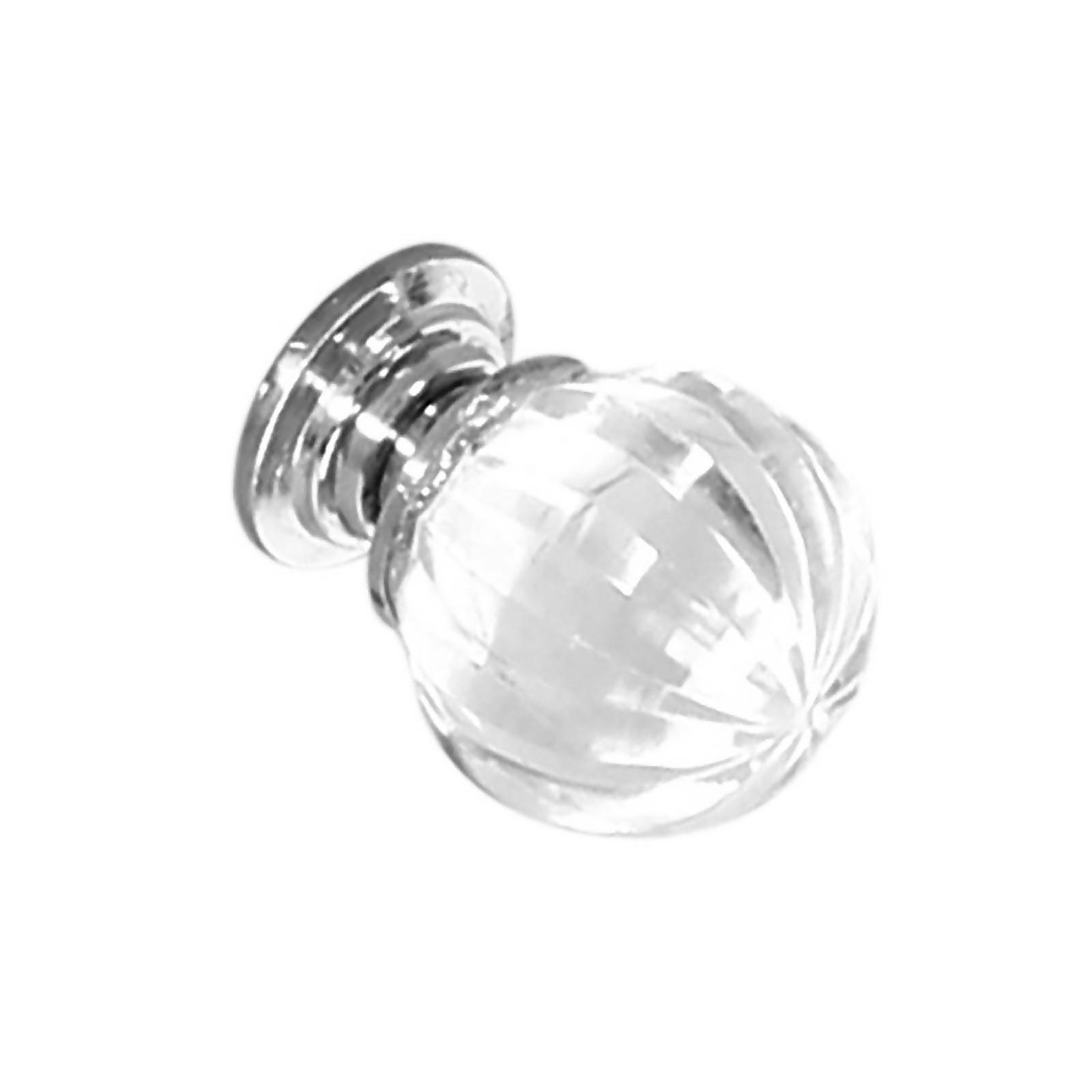 Terni 30mm Clear Glass Swirl Door Knob - 2 Pack Price Comparisons | Compare The Build