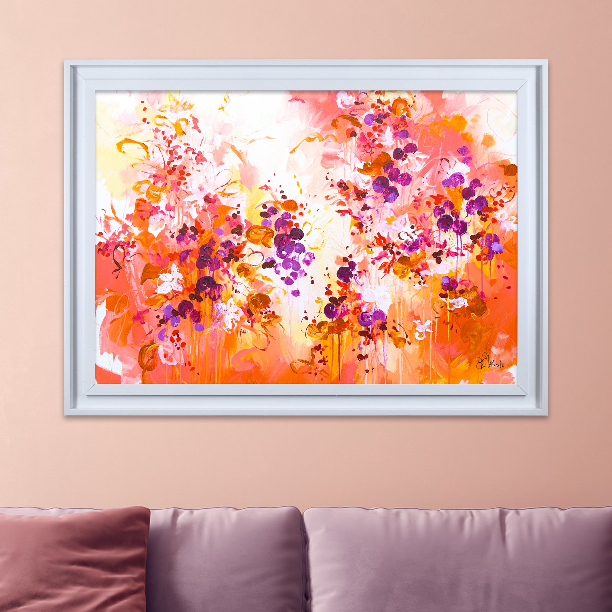 The Art Group Soul Signature Floral V Framed Print MultiColoured Price Comparisons | Compare The Build