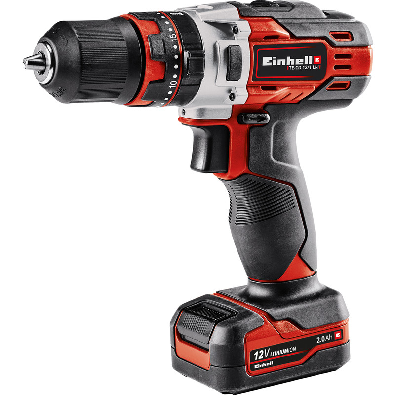 Einhell TE-CD 12/1 Li 12V Cordless Drill Driver 1 x 2.0Ah Price Comparisons | Compare The Build