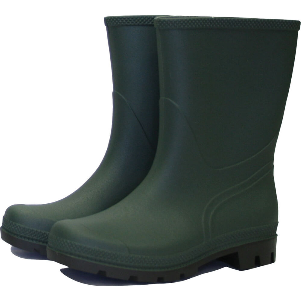 Town and Country Essential Half Length Wellington Boots Green Size 3 Price Comparisons | Compare The Build