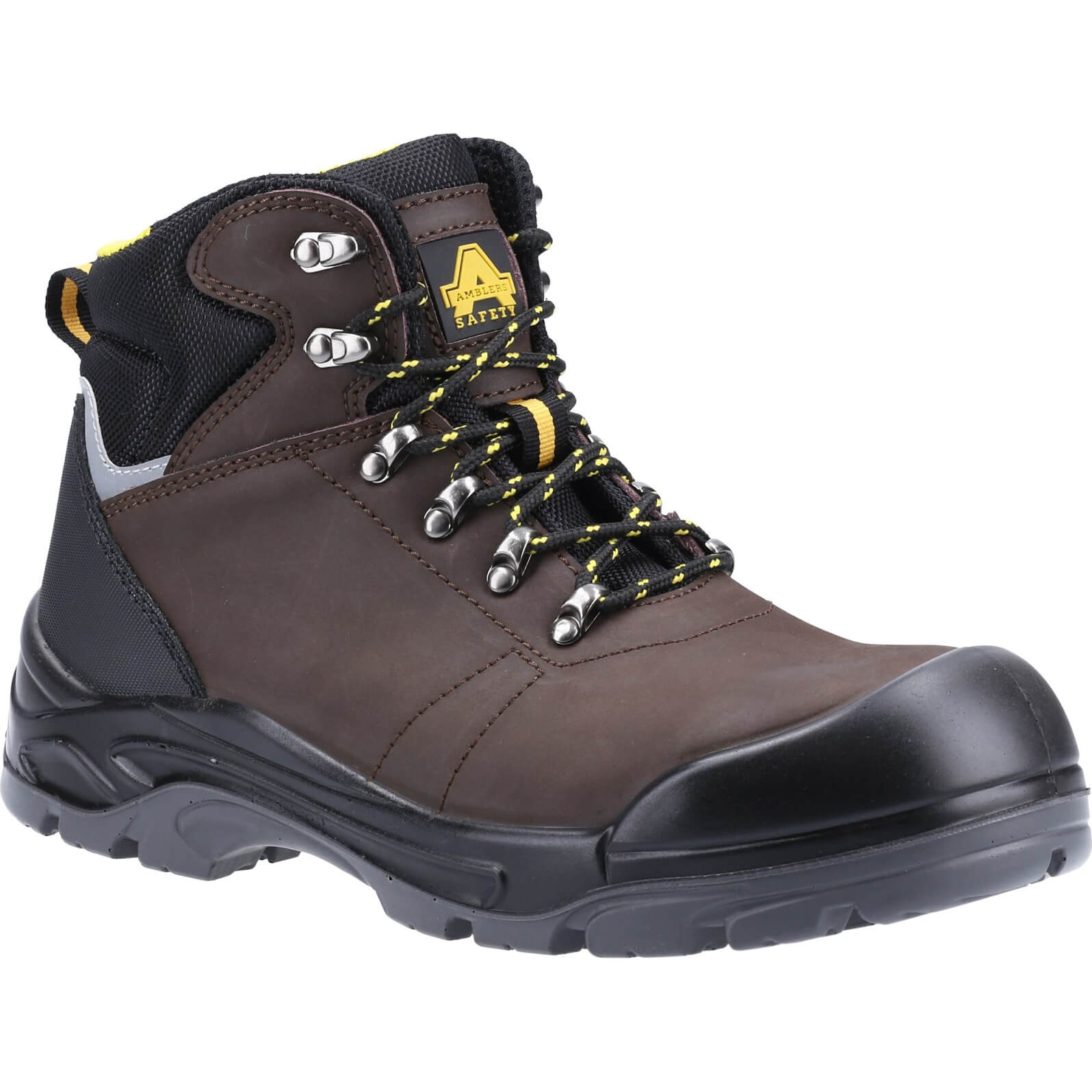 Amblers Safety AS203 Laymore Water Resistant Leather Safety Boot Brown Size 7 Price Comparisons | Compare The Build