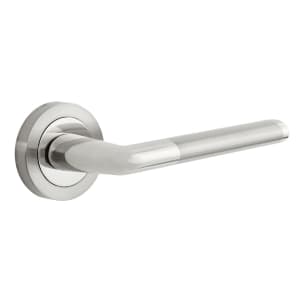 Designer Levers Edwin Lever On Rose Door Handle - Dual Tone Zinc 1 Pair Price Comparisons | Compare The Build