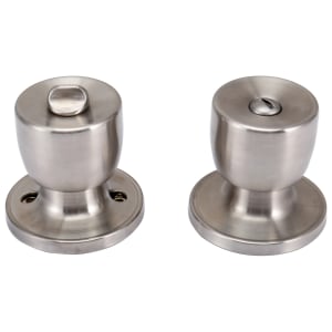 Privacy Door Knob Satin Nickel - 1 Pair | Compare The Build