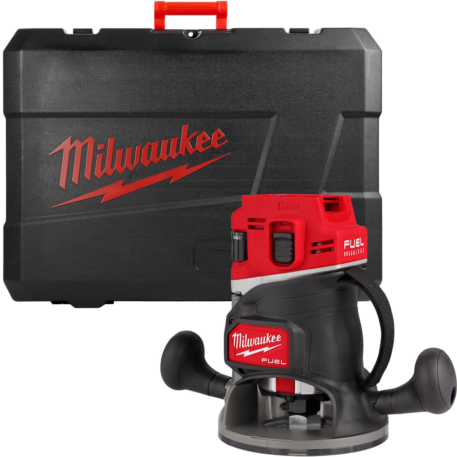 Milwaukee M18 FR12 Fuel 18v Cordless Brushless 1/2" Trim Router No Batteries No Charger Case | Compare The Build