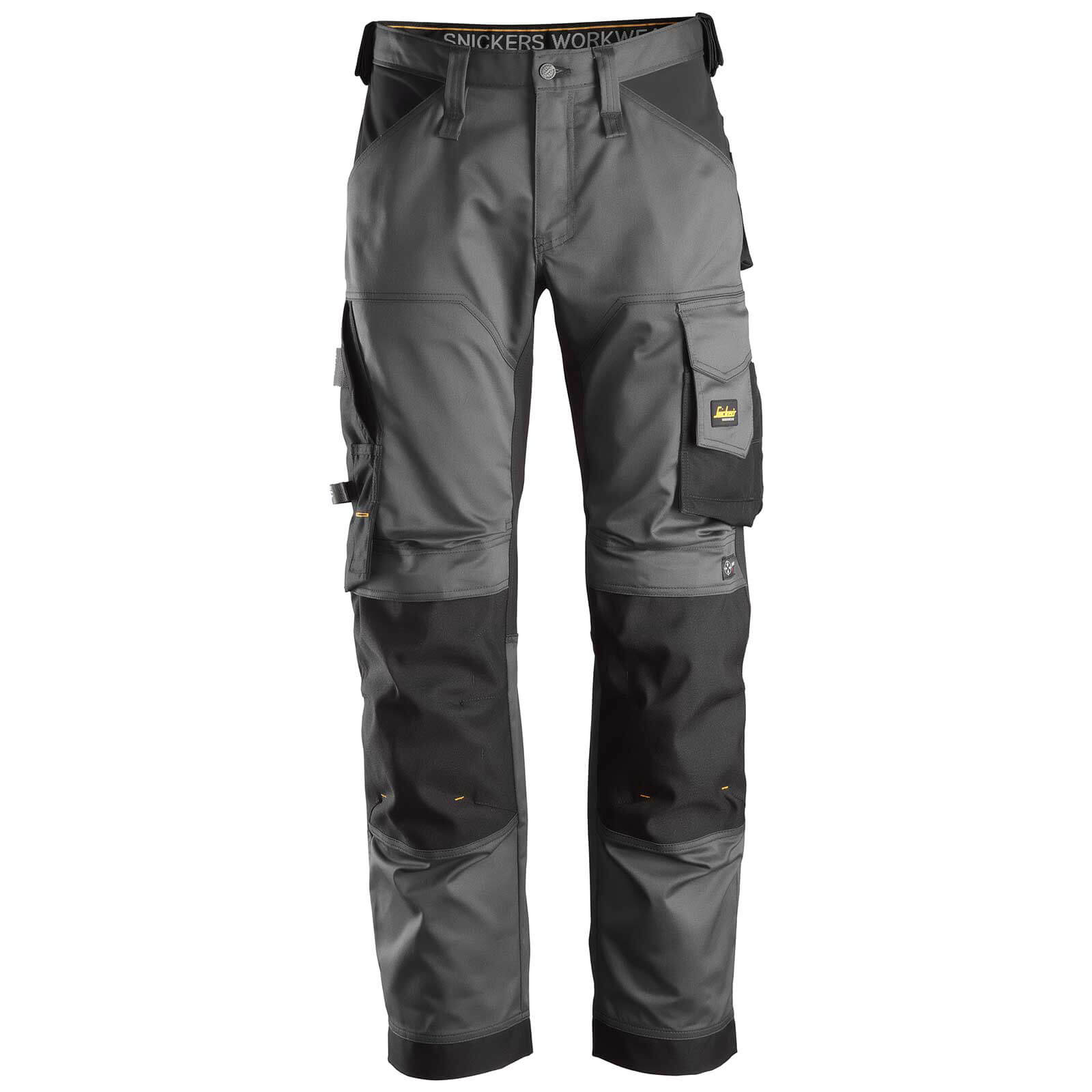 Snickers 6351 Allround Work Stretch Loose Fit Trousers Steel Grey / Black 33" 28" | Compare The Build