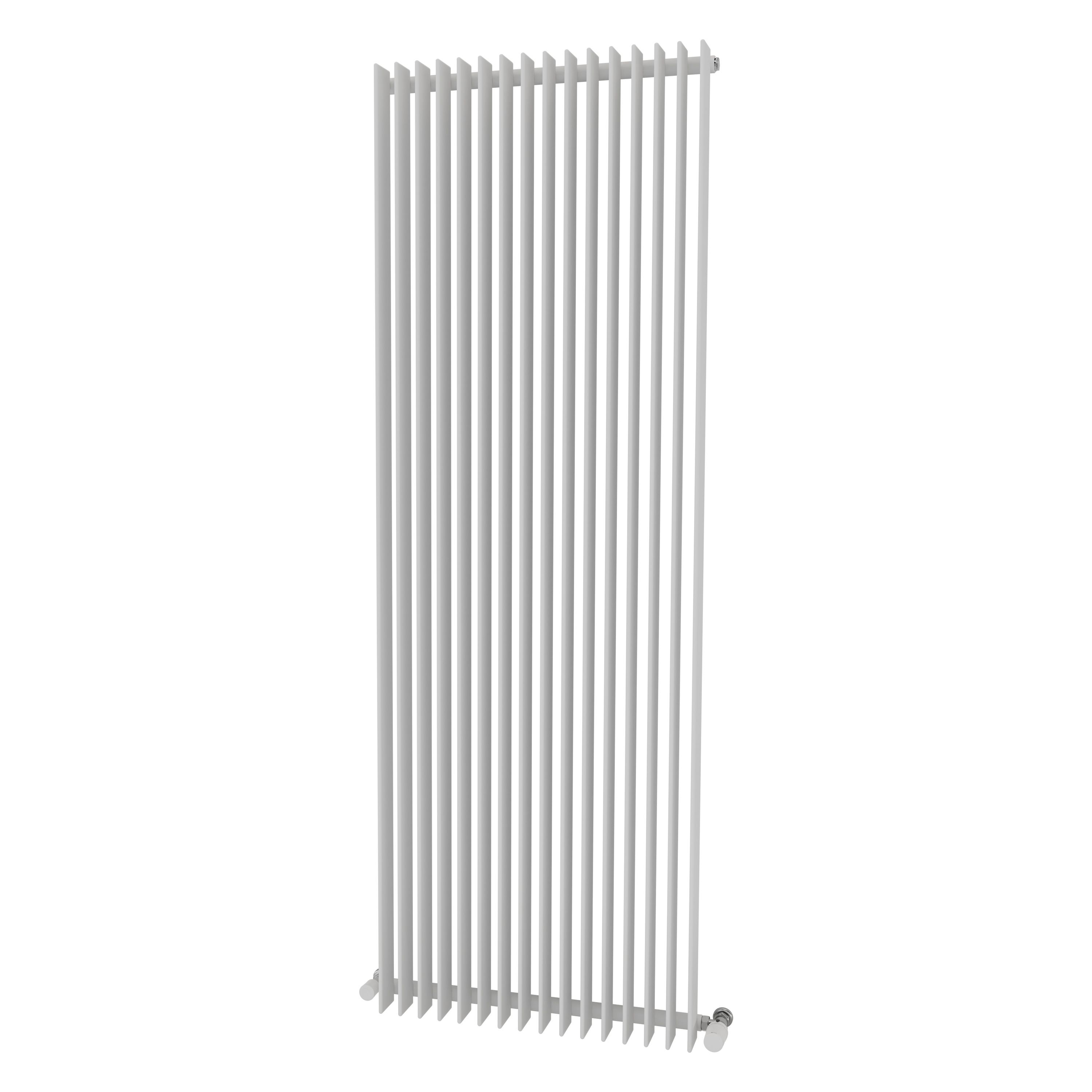 Ximax Atlantic Satin White Vertical Designer Radiator, (W)620mm X (H)1800mm Price Comparisons | Compare The Build