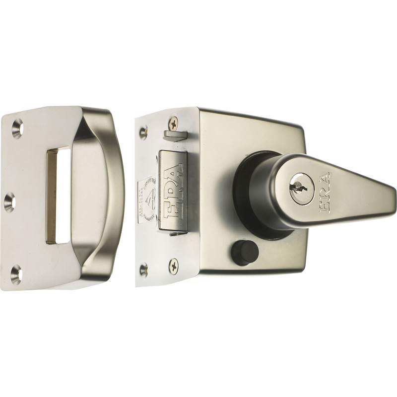 ERA BS High Security Nightlatch Satin Nickel Narrow in Gold Price Comparisons | Compare The Build