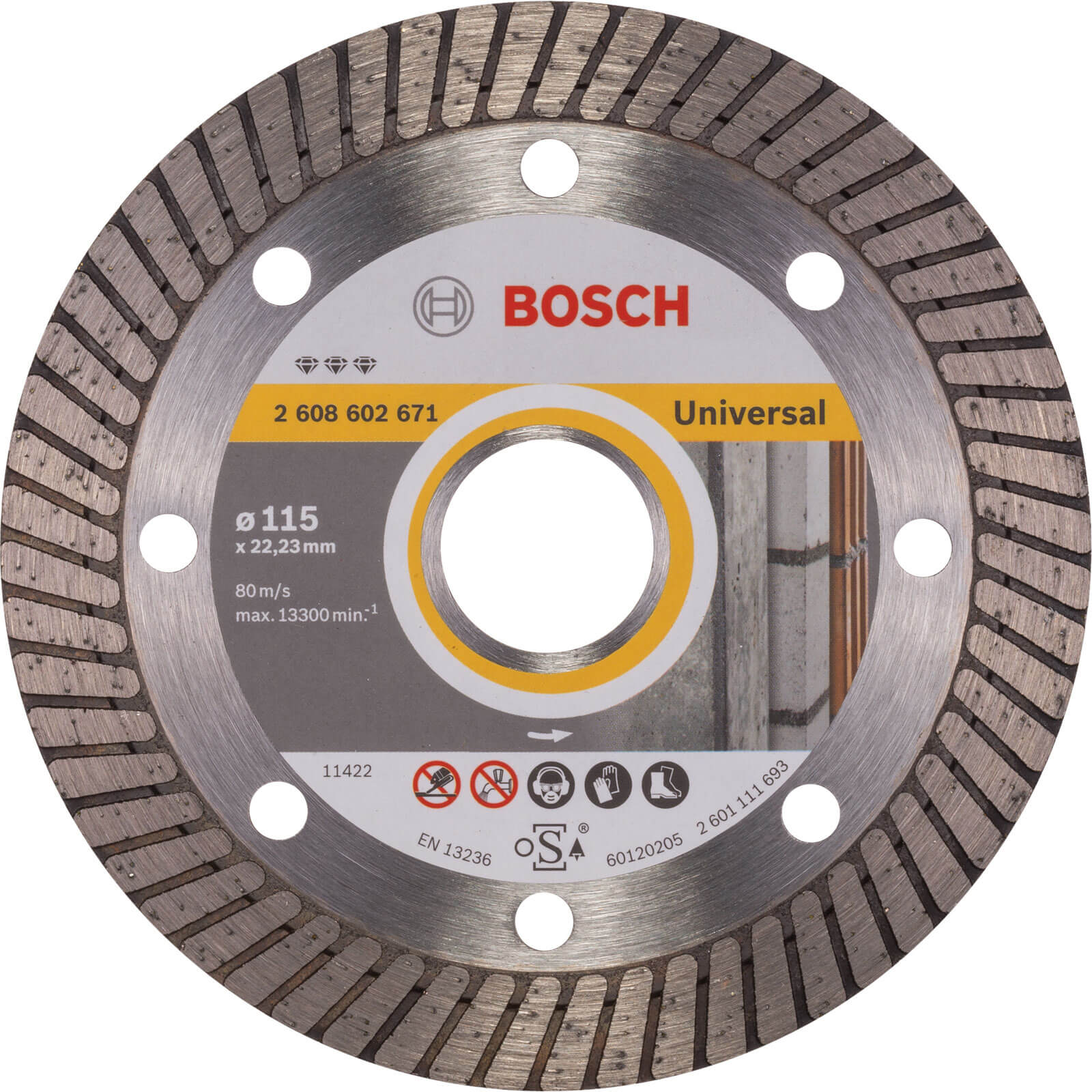 Bosch Turbo Universal Diamond Cutting Disc 115mm Price Comparisons | Compare The Build