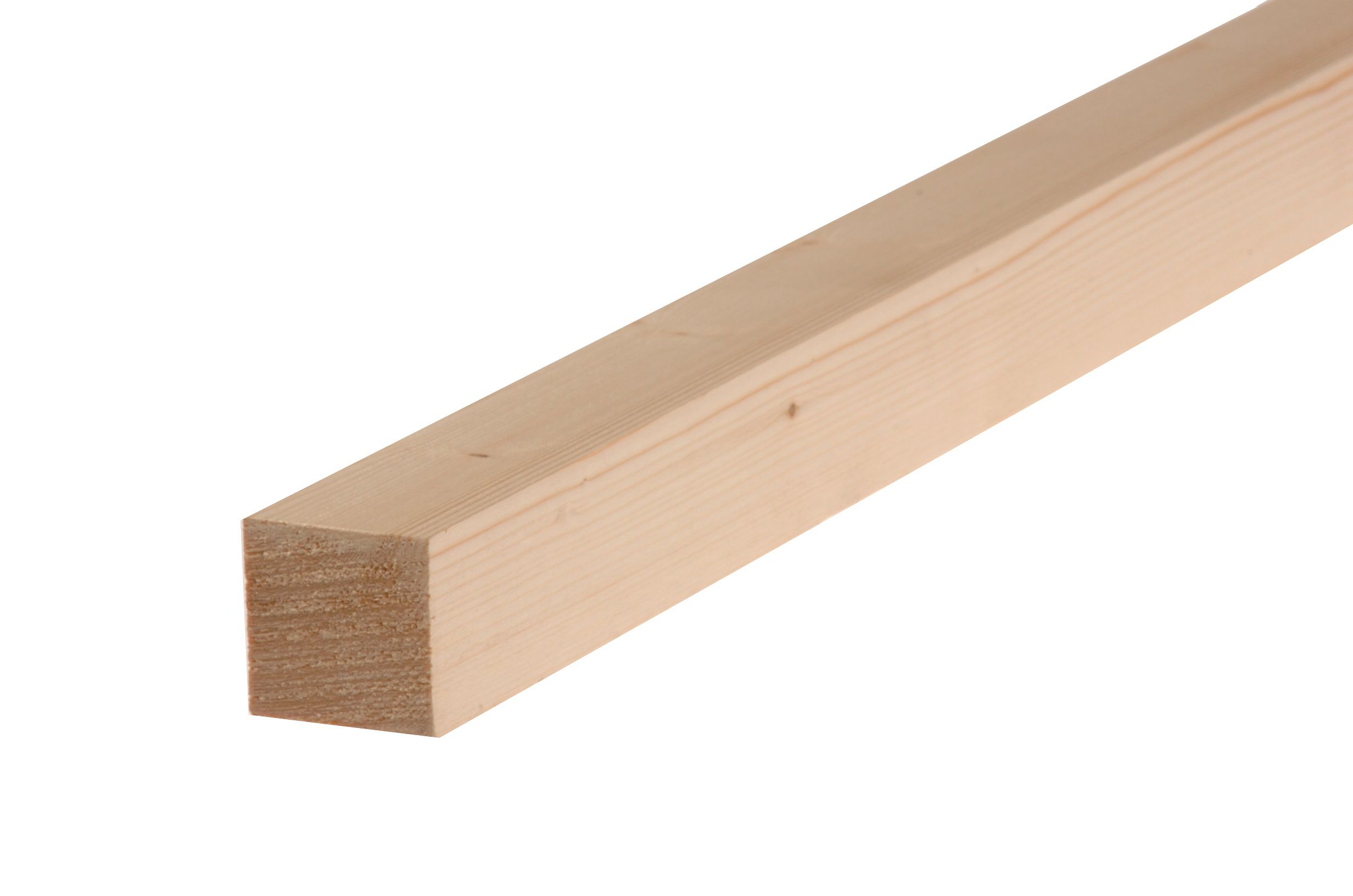 Smooth Planed Square Edge Whitewood Spruce Timber (L)1.8M (W)34mm (T)34mm | Compare The Build