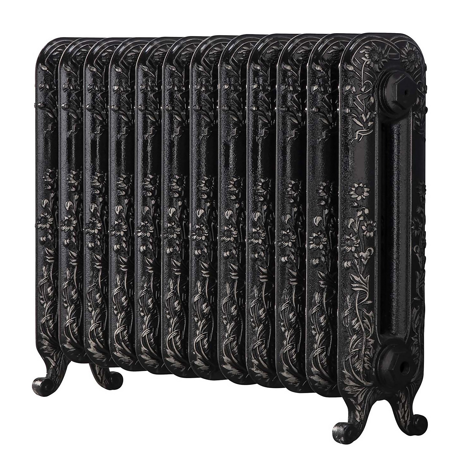 Arroll Cast Iron Radiator 814 X 600 - Silver Highlight Price Comparisons | Compare The Build