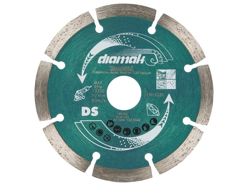 Makita MAKD61123 D-61123 Diamak Diamond Blade 115 x 22.23mm | Compare The Build