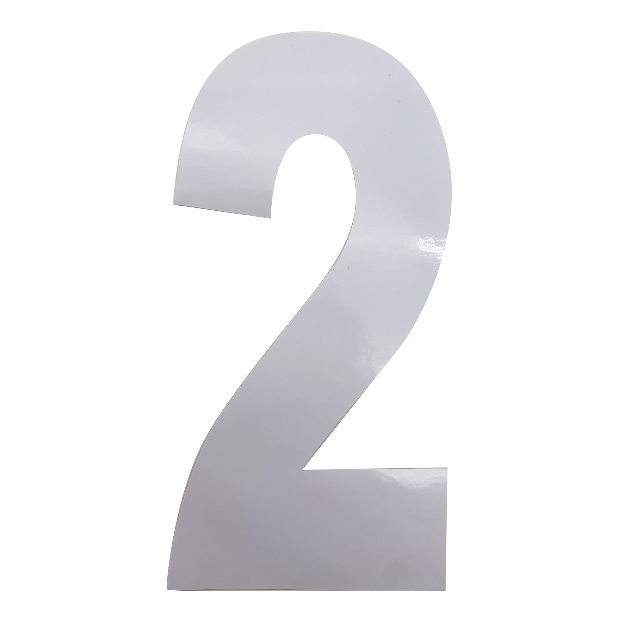 Gardman Self-Adhesive Wheelie Bin Number 2, (H)240mm (W)100mm Price Comparisons | Compare The Build