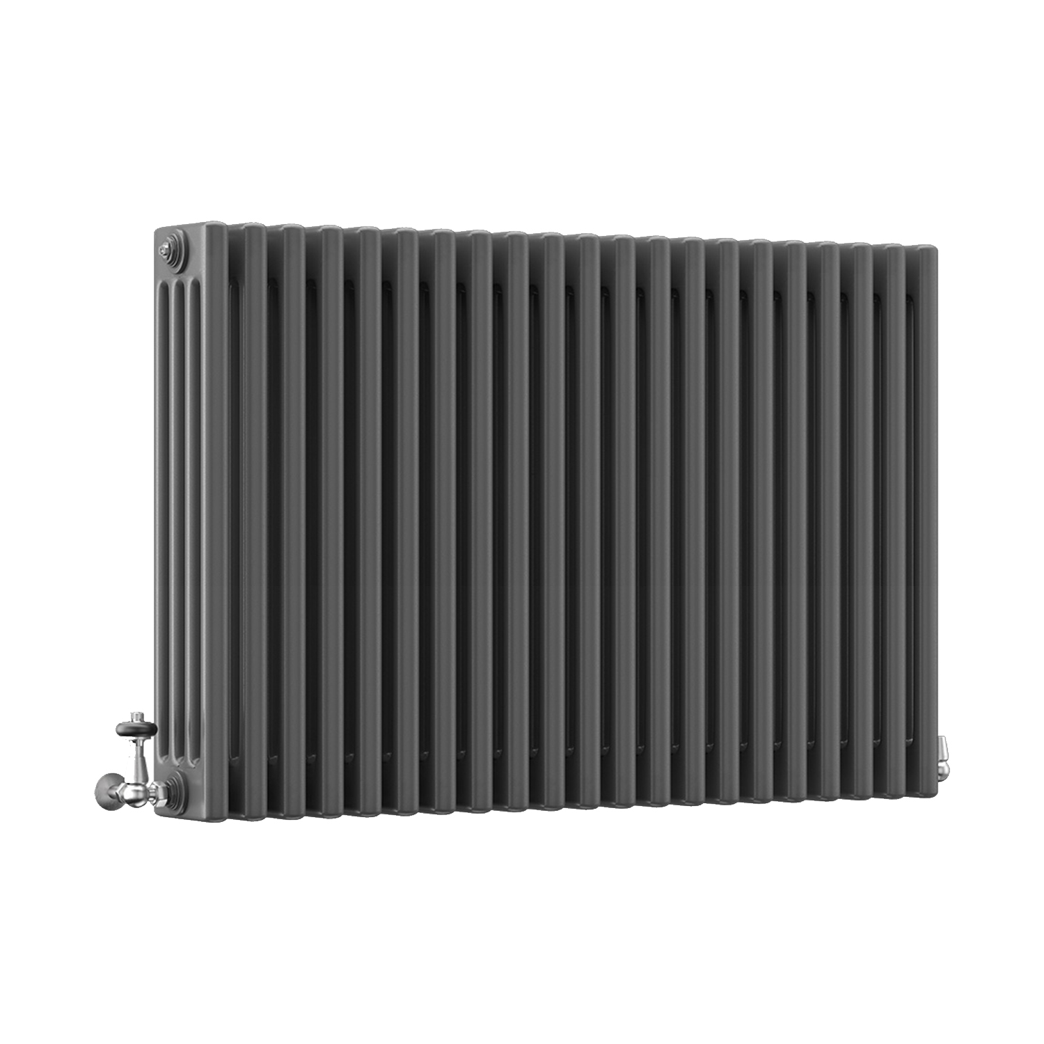 DQ Modus 4 Column Horizontal Radiator, Slate Grey, 750mm x 622mm Price Comparisons | Compare The Build