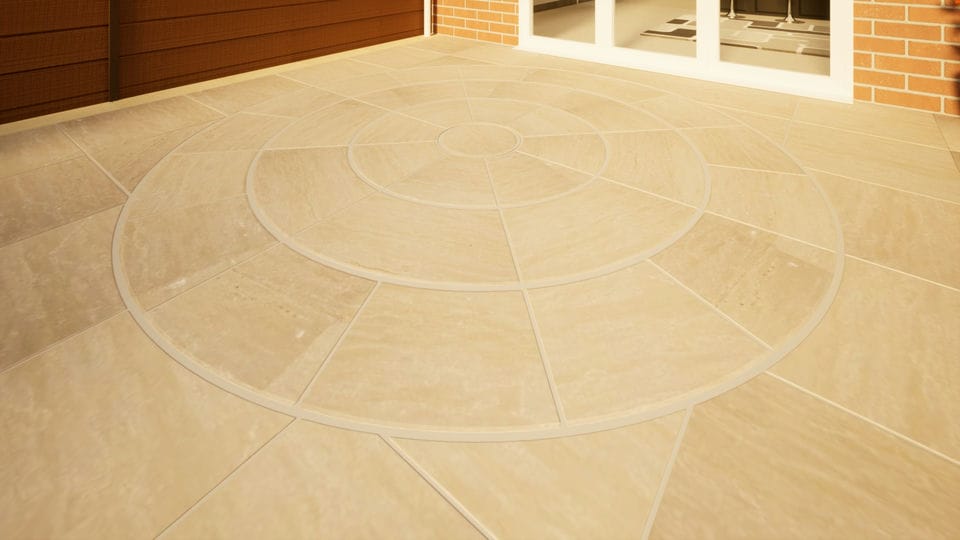 Sandstone Circular Paving - 2800mm Raj Green Price Comparisons | Compare The Build