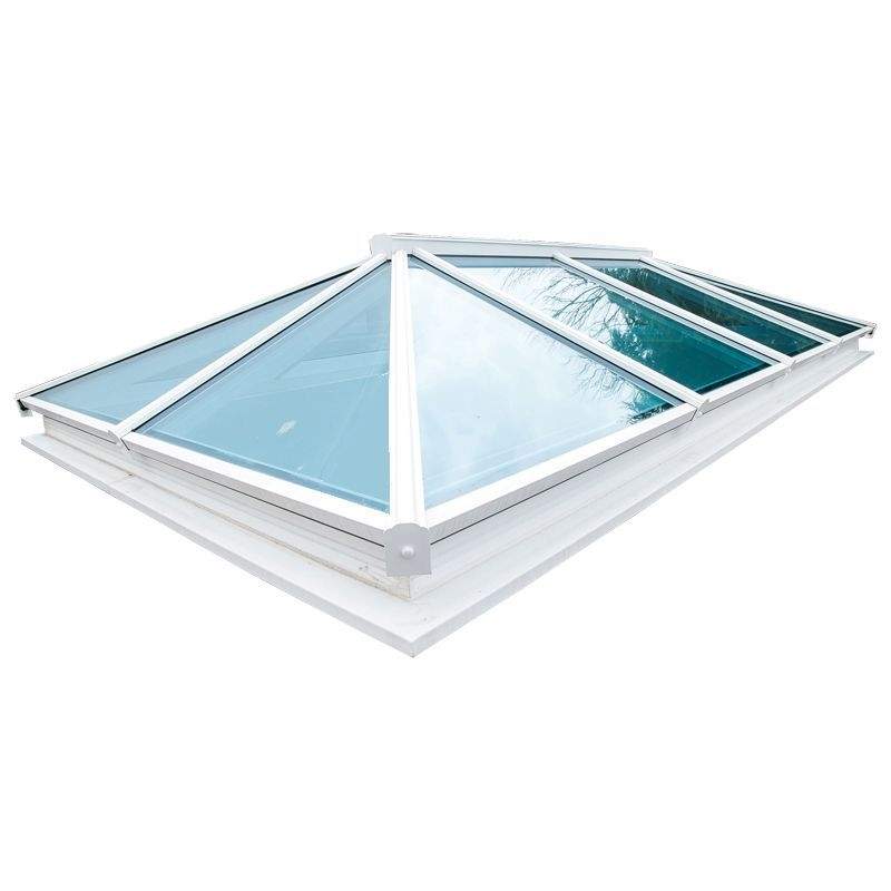 Atlas Active Neutral Double Glazed Traditional Roof Lantern in White - 1000mm x 2000mm Glass Atlas Roof Solutions AR-DBL-1020-W-NEUT Price Comparisons | Compare The Build