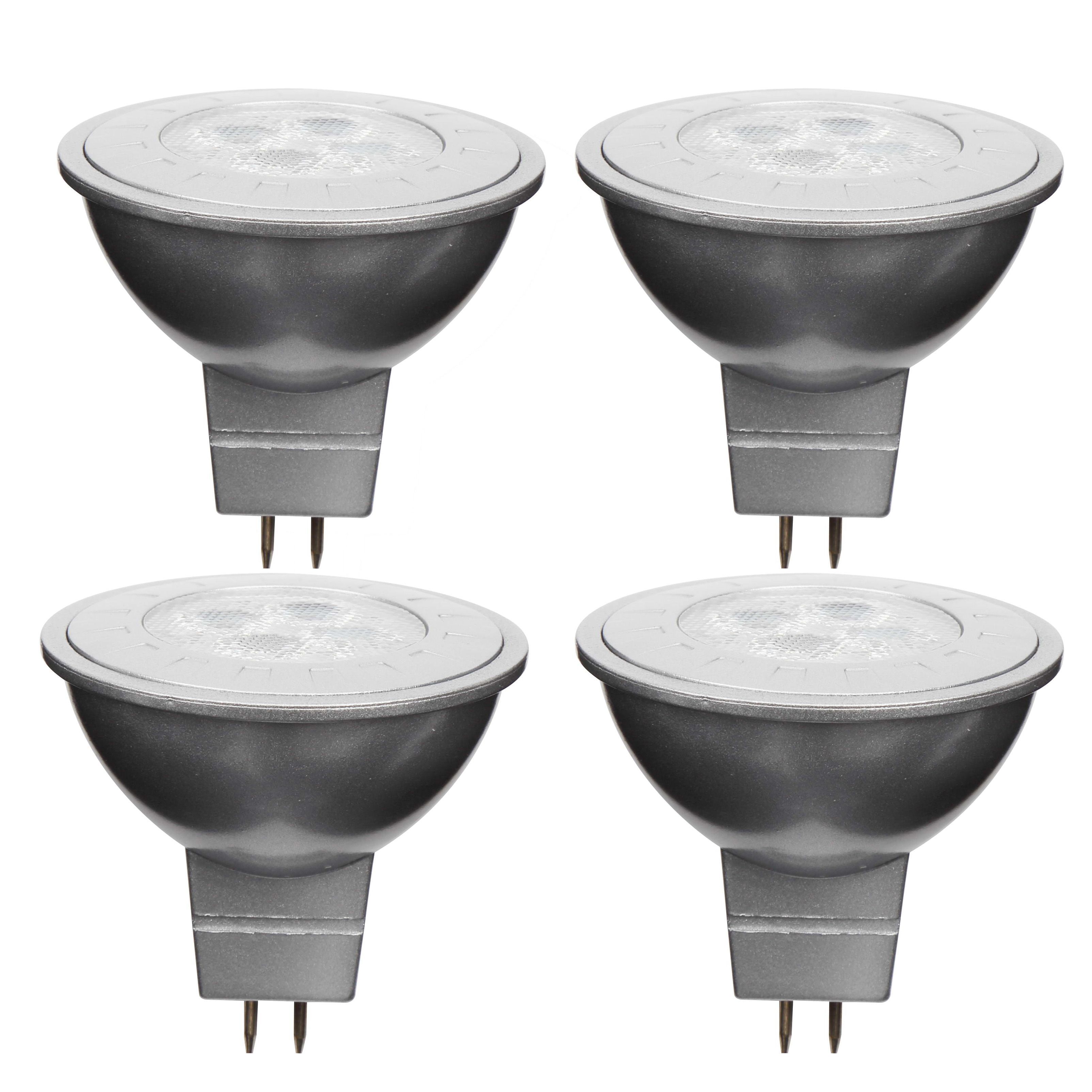 Diall Gu5.3 620Lm Led Dimmable Reflector Spot Light Bulb, Pack Of 4 Price Comparisons | Compare The Build