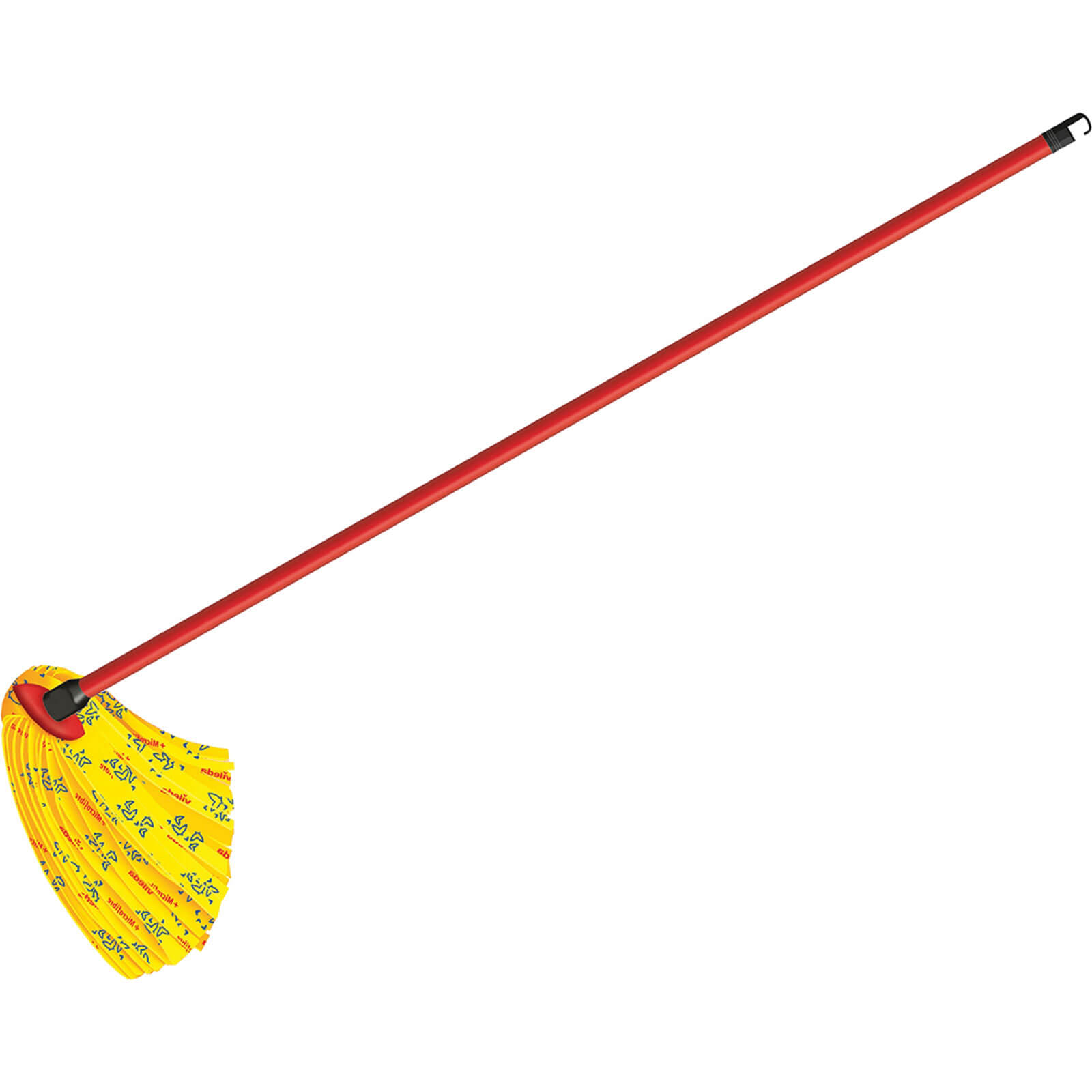 Vileda Supermocio Red & Yellow Microfibre Mop Head Refill, (W)110mm | Compare The Build