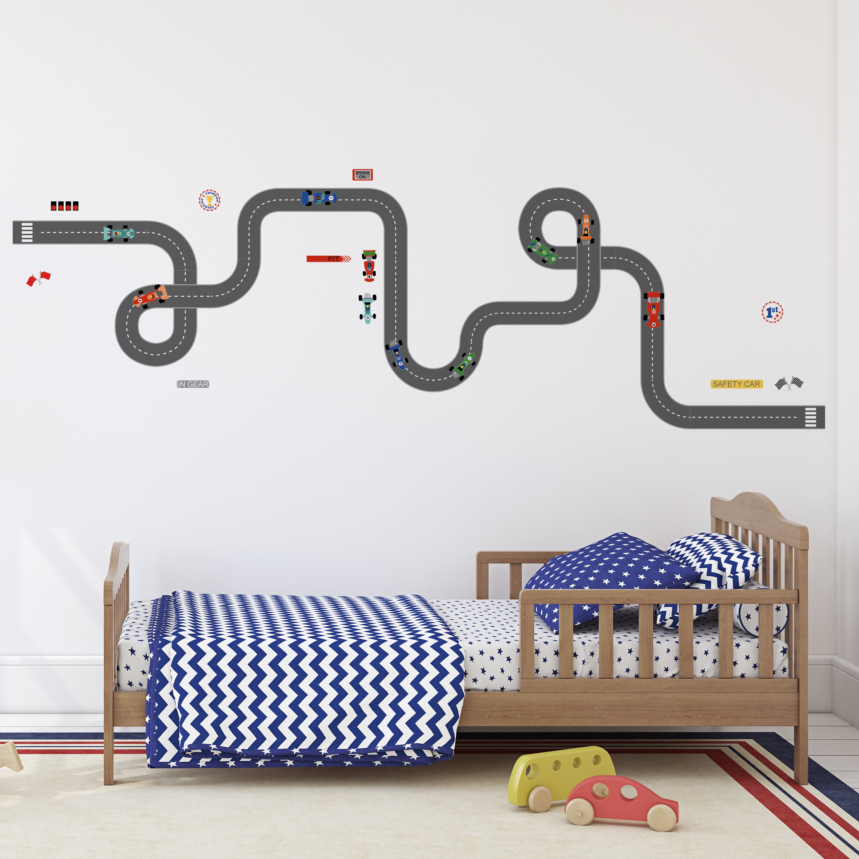 Transport Large Wall Sticker MultiColoured Price Comparisons | Compare The Build