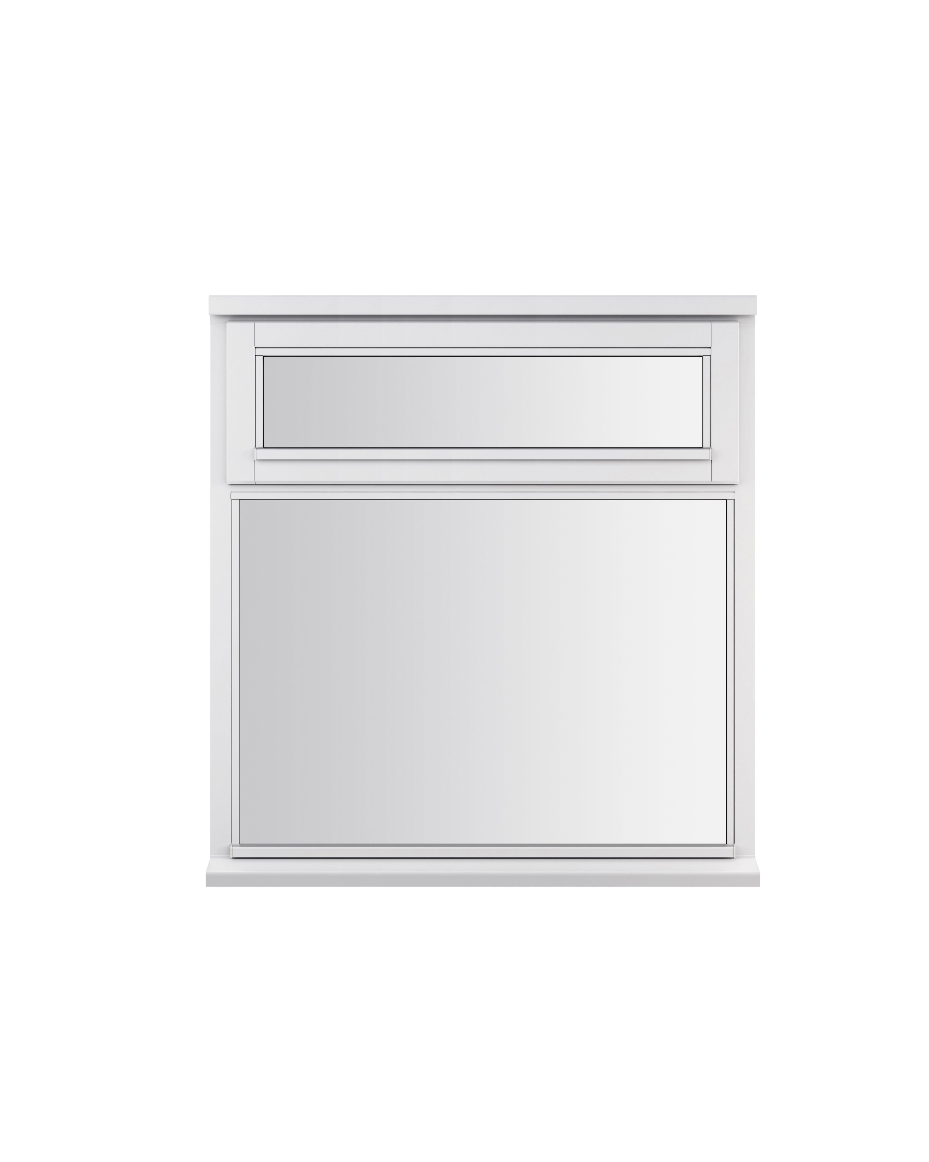 GoodHome Clear Double Glazed White Top Hung Window, (H)895mm (W)1195mm Price Comparisons | Compare The Build