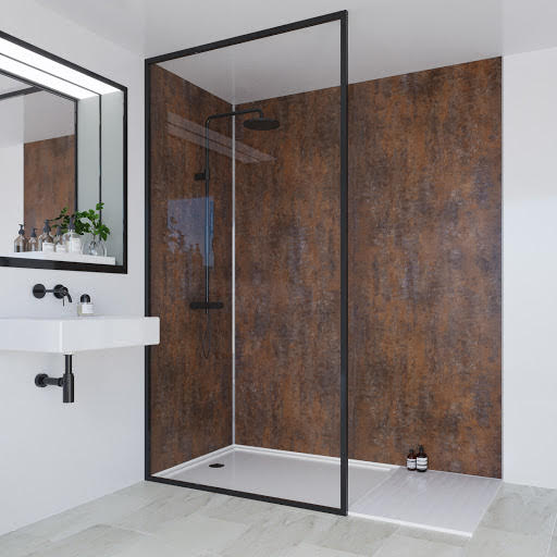 Multipanel Linda Barker Bathroom Wall Panel Corten Elements Unlipped 2400 x 900mm - ML8832SHR9 Price Comparisons | Compare The Build