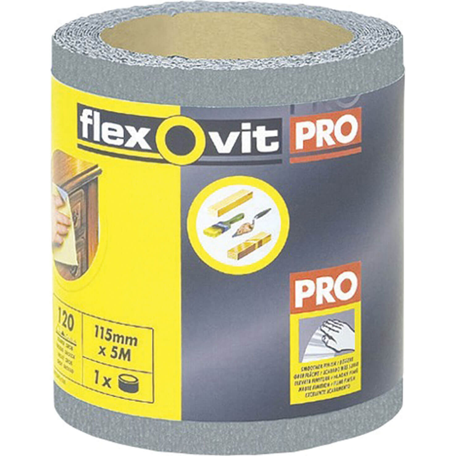 Flexovit High Performance Finishing Sanding Roll 115mm 5m 240g Price Comparisons | Compare The Build