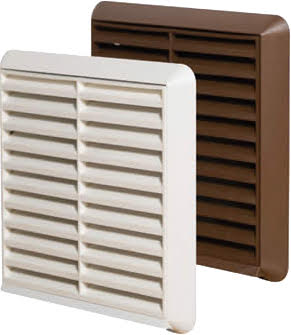 Greenwood Airvac External Grille & Spigot Brown | Compare The Build