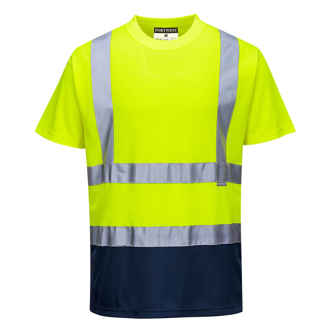 Portwest S378 Hi Vis Tone T-Shirt Yellow / Navy M Price Comparisons | Compare The Build