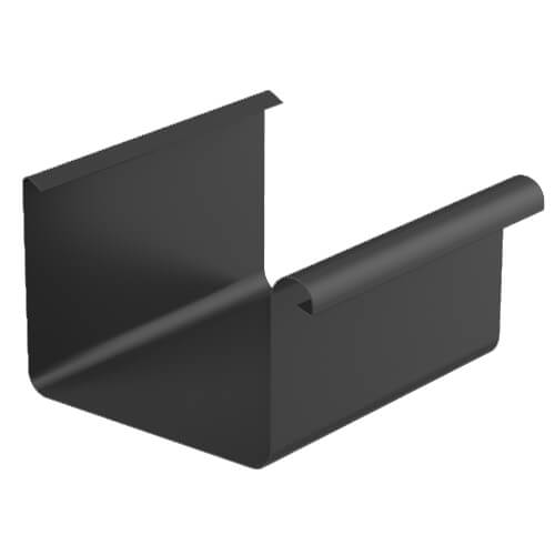 Square Steel Gutter - 125mm x 3mtr Graphite Price Comparisons | Compare The Build