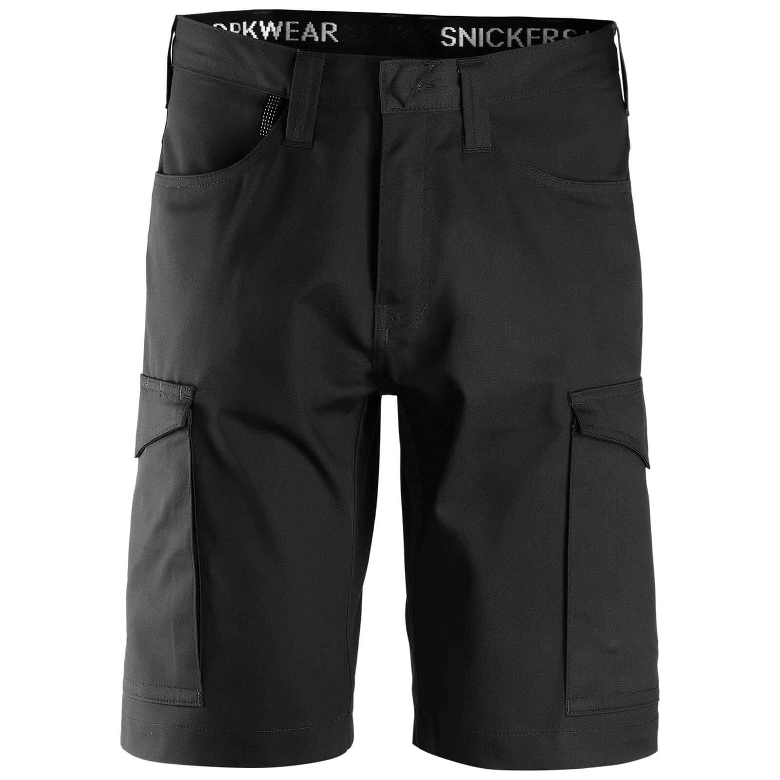 Snickers 6100 Mens Service Shorts Black 33" | Compare The Build