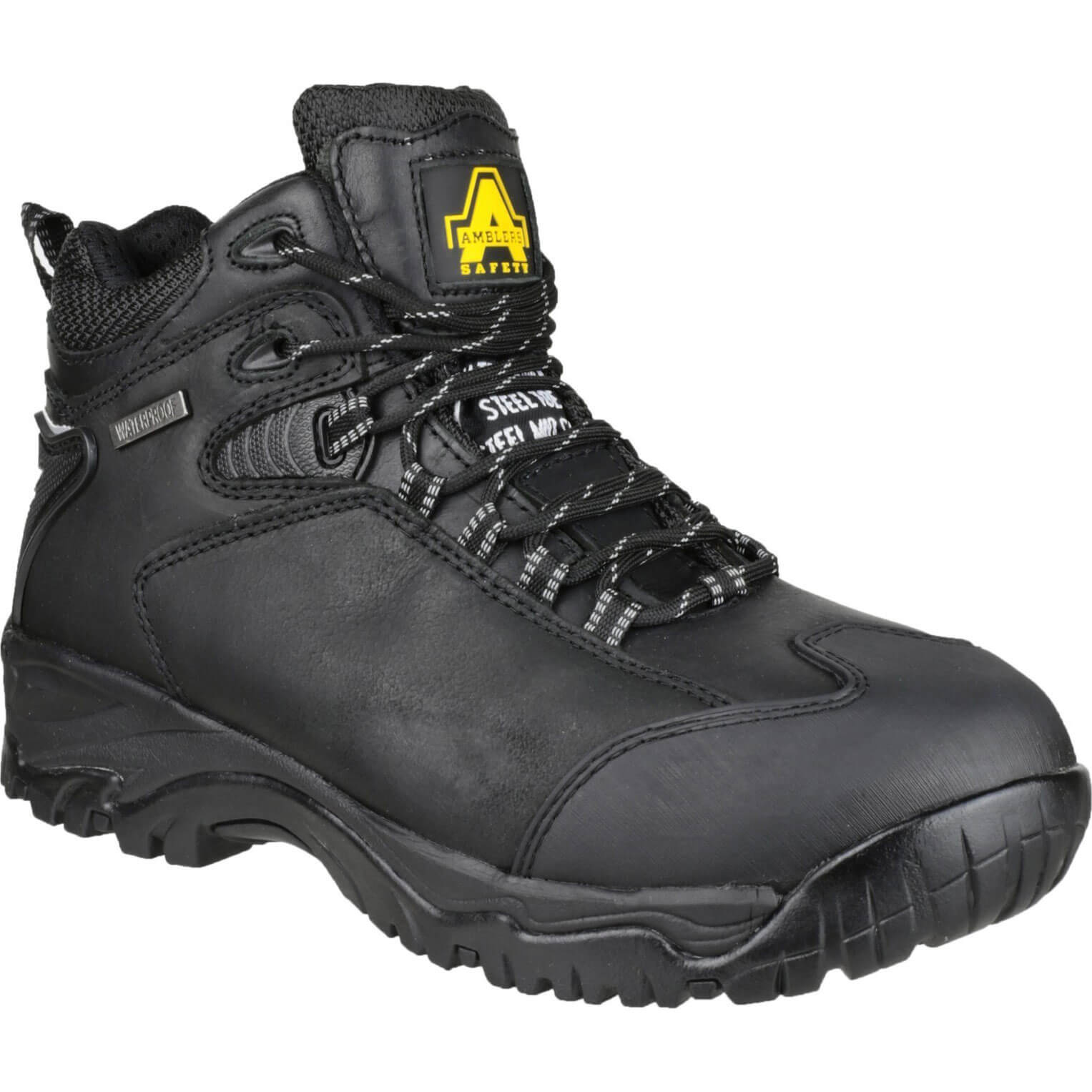 Amblers Mens Safety FS190N Waterproof Hiker Safety Boots Black Size 13 Price Comparisons | Compare The Build