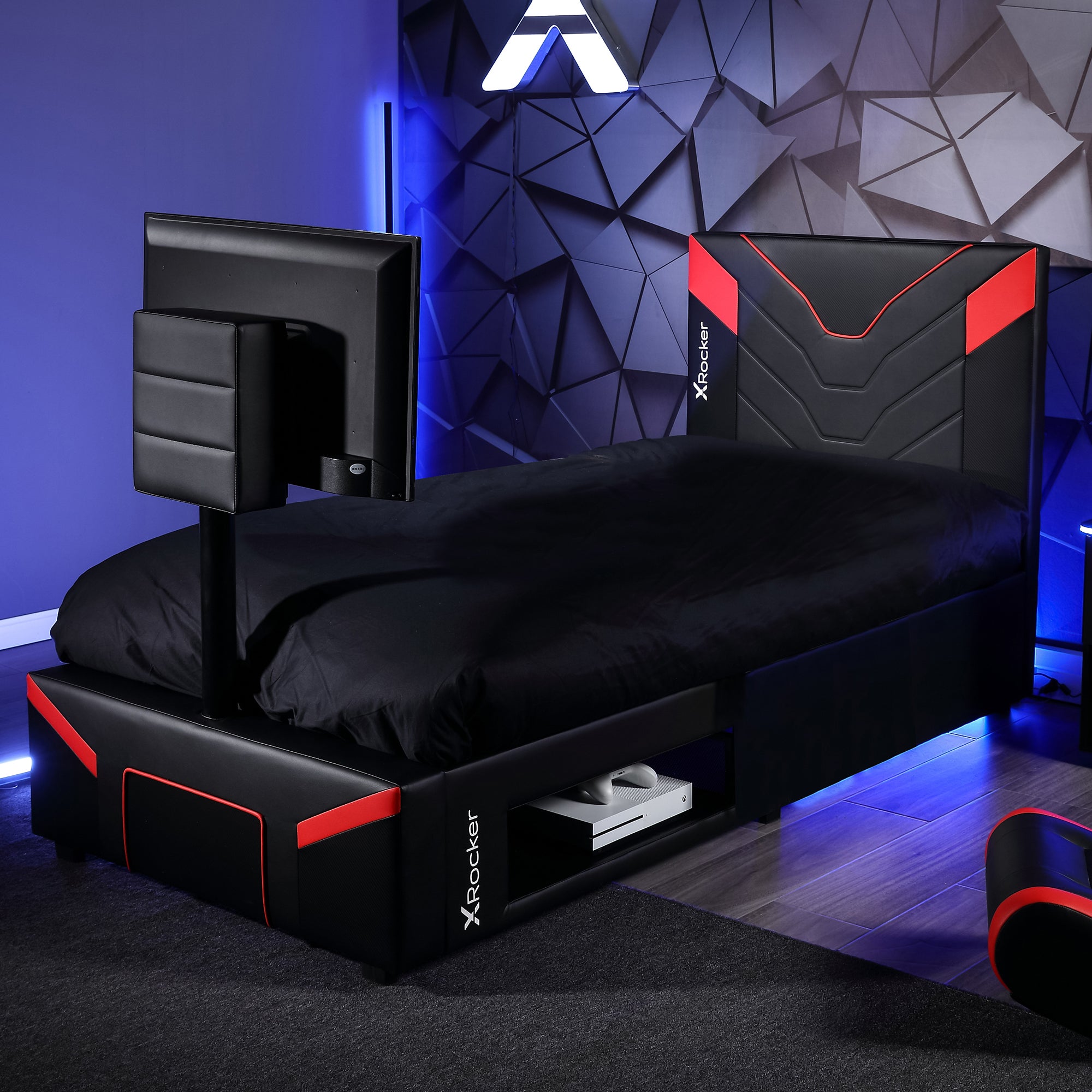 X Rocker Cerberus Twist TV Single Gaming Bed Frame Black Price Comparisons | Compare The Build