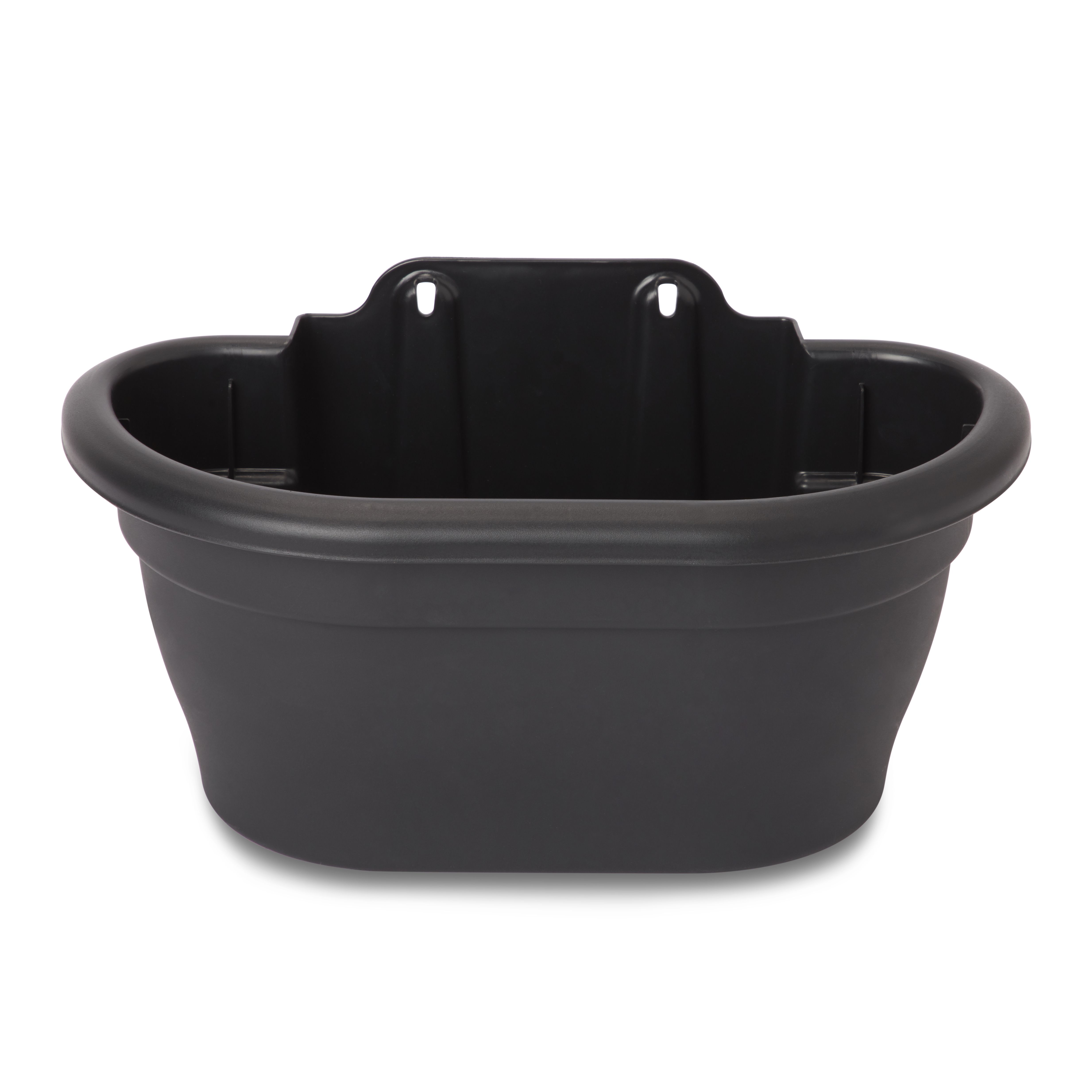 Blooma Florus Black Plastic Oval Trough 18Cm | Compare The Build