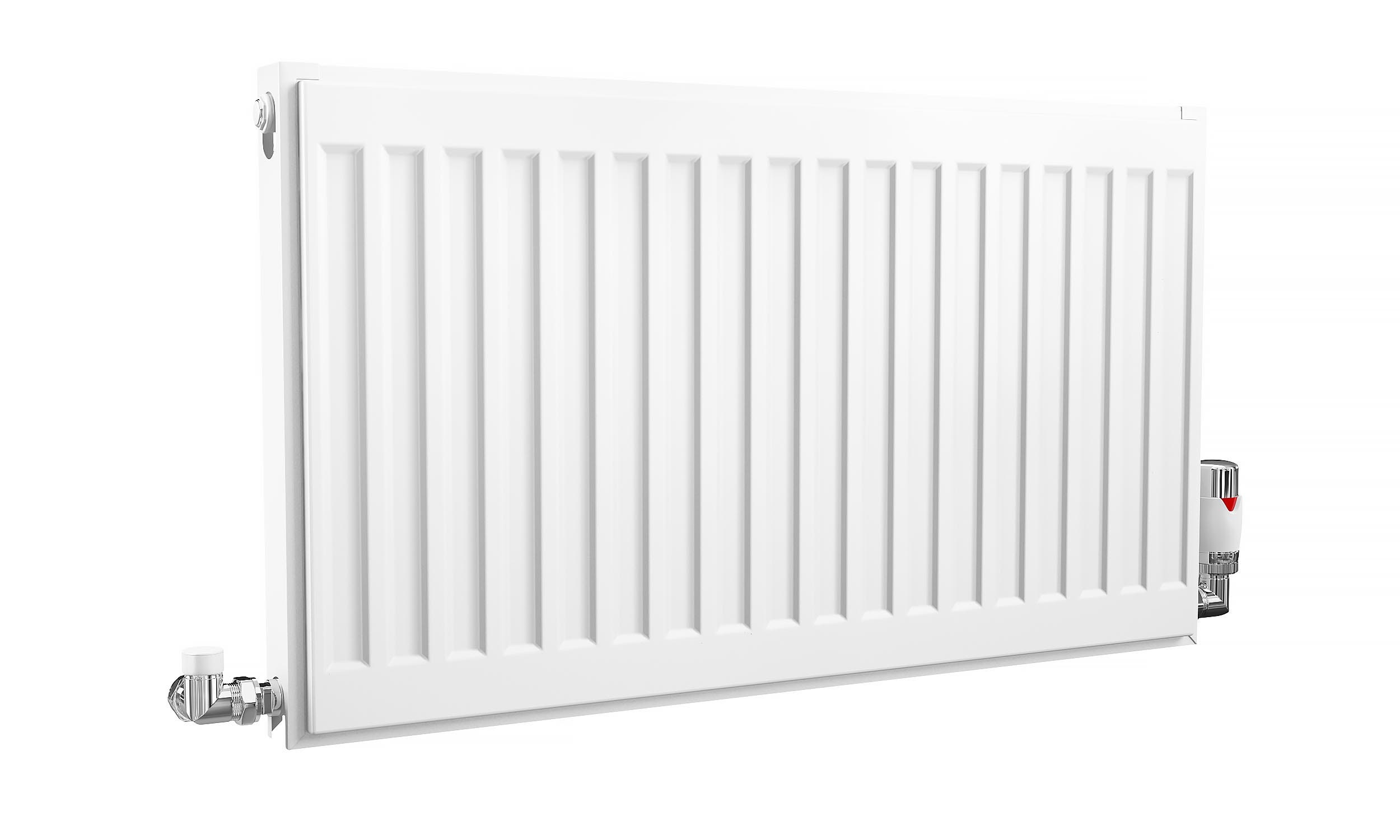 Kartell K-Rad Compact Horizontal Radiator, White, 400mm x 700mm - Single Panel, Single Convector Price Comparisons | Compare The Build