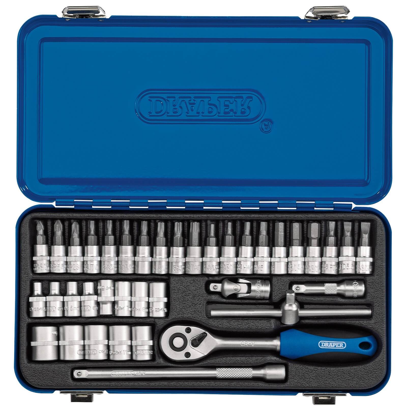 Draper 38 Piece 1/4" Drive Hex Socket and Socket Bit Set Metric 1/4" Price Comparisons | Compare The Build