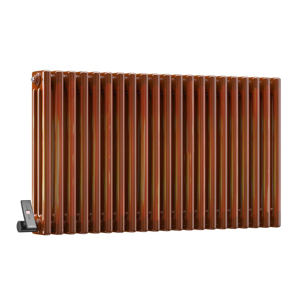 DQ Modus 3 Column Horizontal Radiator, Copper Lacquer, 600mm x 692mm (Electric) Price Comparisons | Compare The Build