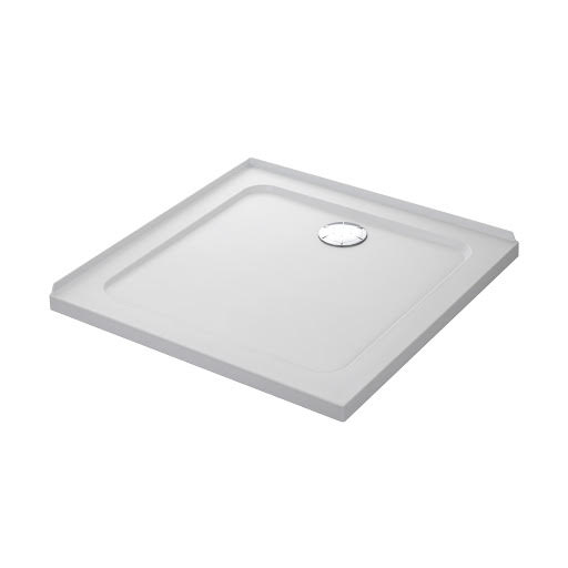 Mira Flight Safe Low Square Shower Tray 800 x 800mm with Waste 2 Upstands 1.1697.320.AS Price Comparisons | Compare The Build