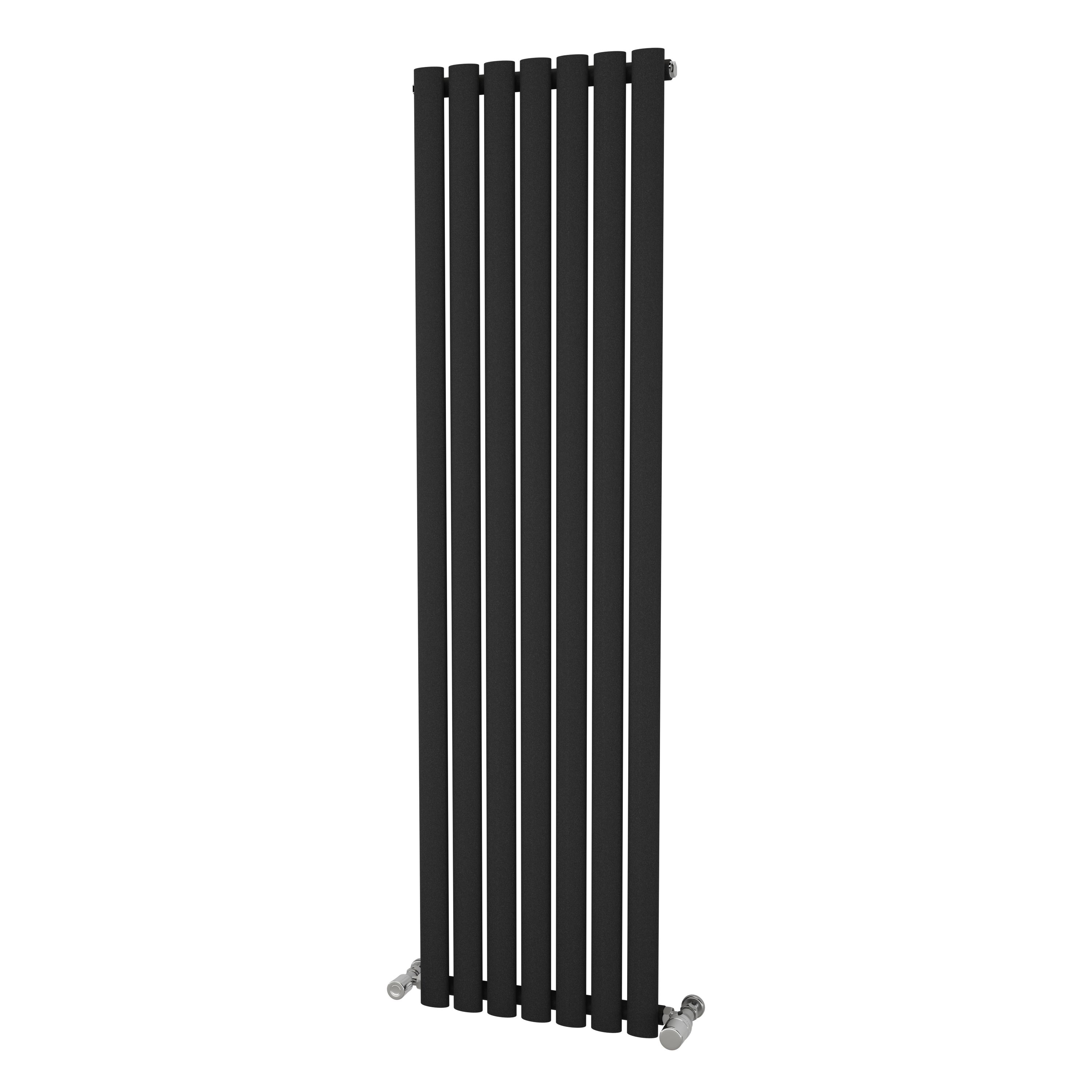 Ximax Champion Matt Anthracite Vertical Designer Radiator, (W)410mm X (H)1500mm | Compare The Build