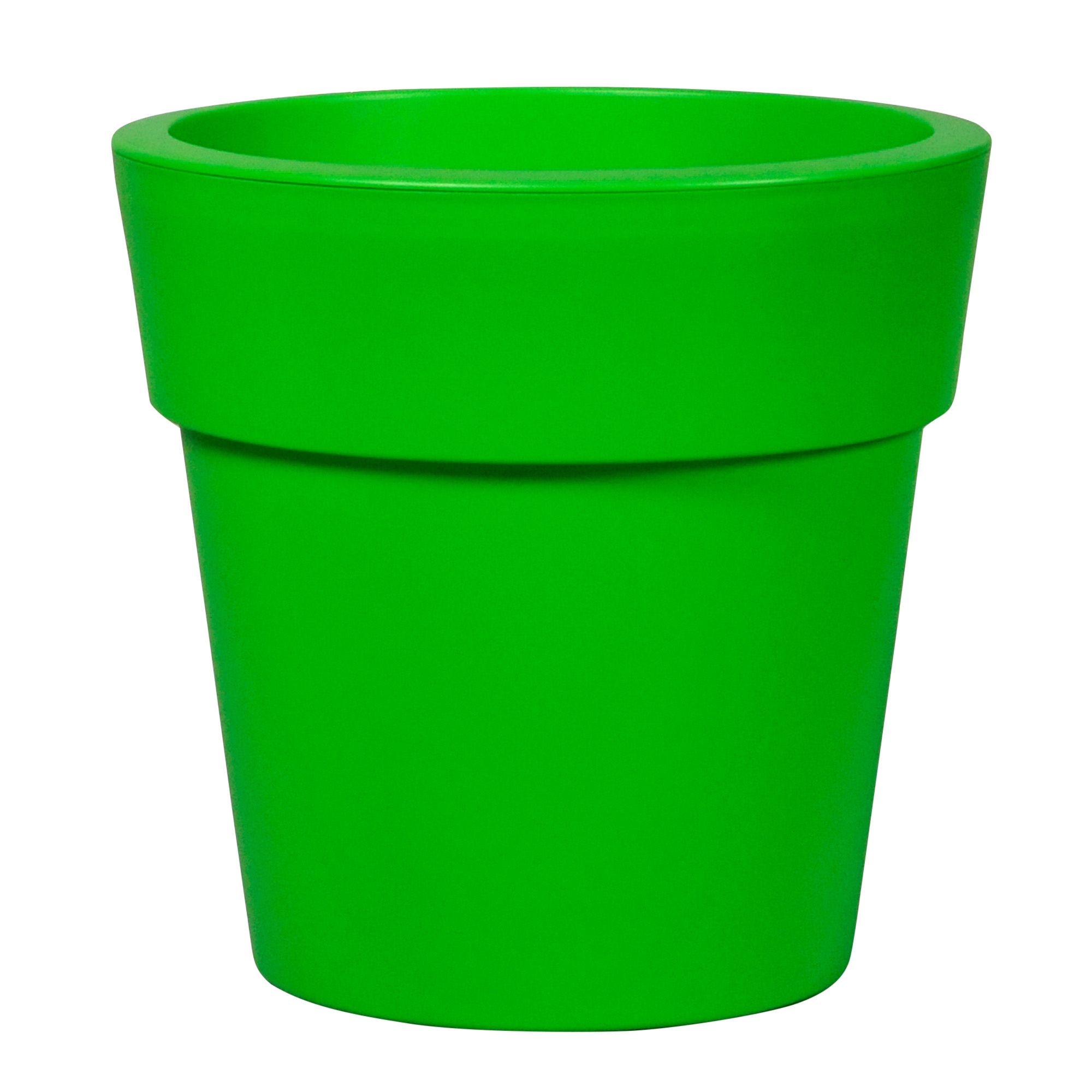 Verve Lark Round Plastic Green Plant Pot (H)285mm (Dia)300mm Price Comparisons | Compare The Build