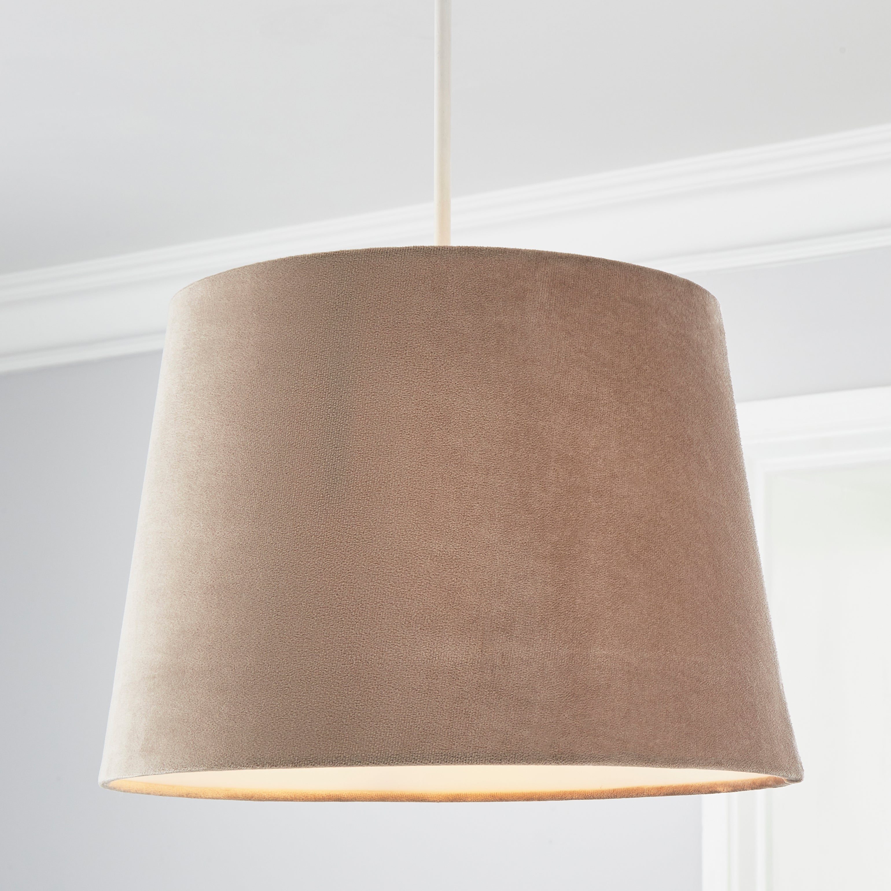 Clara 35cm Tapered Lamp Shade Brown | Compare The Build