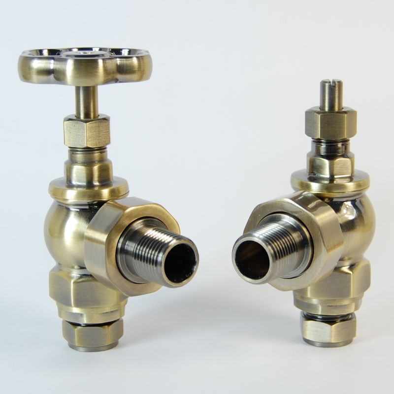 West Manual Valves, Rosa, Antique Brass Angled Price Comparisons | Compare The Build