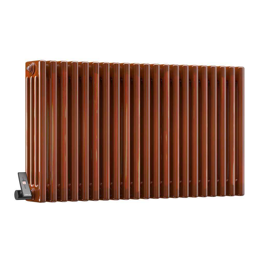 DQ Modus 4 Column Horizontal Radiator, Copper Lacquer, 600mm x 876mm (Electric) Price Comparisons | Compare The Build