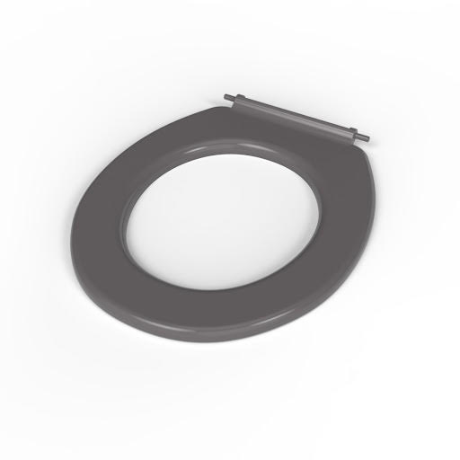 NymaCARE Grey Ring Only Toilet Seat With Stainless Steel Pillar Hinge  - 260005/GY Price Comparisons | Compare The Build